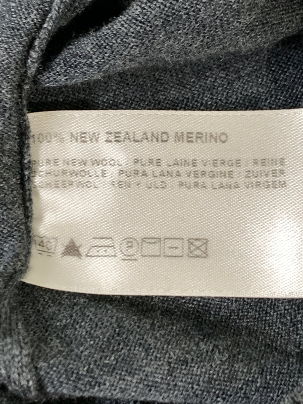 【中古品】【メンズ】 JOHN SMEDLEY ジョンスメドレー NEW ZERLAND MERINO LS KNIT ニュージーランド メリノ ロング スリーブ ニット CA45550 トップス 141-260922-hu-41-min サイズ：L カラー：グレー 万代Net店