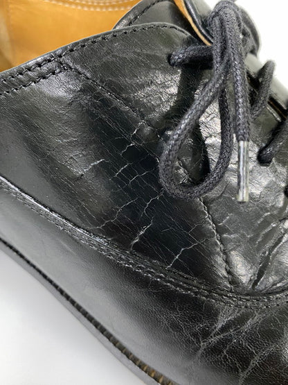 【中古品】【メンズ】 MAISON MARTIN MARGIELA メゾン マルジェラ ストレート チップ シューズ 革靴 レザー 164-260916-hu-05-min サイズ：41 カラー：ブラック 万代Net店
