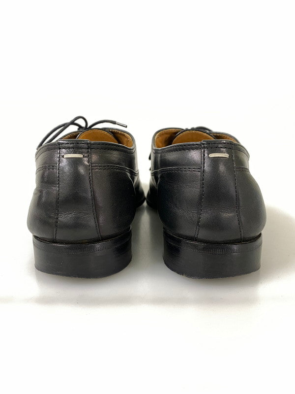 【中古品】【メンズ】 MAISON MARTIN MARGIELA メゾン マルジェラ ストレート チップ シューズ 革靴 レザー 164-260916-hu-05-min サイズ：41 カラー：ブラック 万代Net店