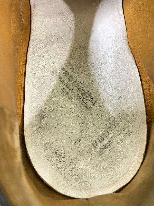 【中古品】【メンズ】 MAISON MARTIN MARGIELA メゾン マルジェラ ストレート チップ シューズ 革靴 レザー 164-260916-hu-05-min サイズ：41 カラー：ブラック 万代Net店
