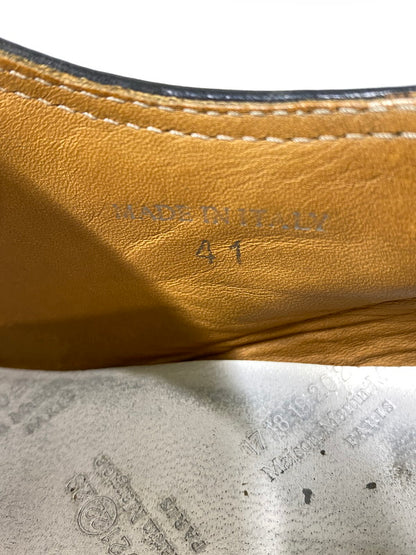 【中古品】【メンズ】 MAISON MARTIN MARGIELA メゾン マルジェラ ストレート チップ シューズ 革靴 レザー 164-260916-hu-05-min サイズ：41 カラー：ブラック 万代Net店