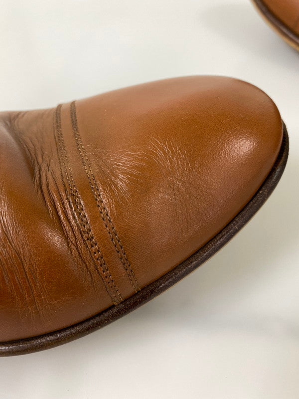 【中古品】【メンズ】 MAISON MARTIN MARGIELA メゾン マルジェラ ストレート チップ シューズ 革靴 レザー 164-260916-hu-06-min サイズ：41 1/2 カラー：キャメル 万代Net店