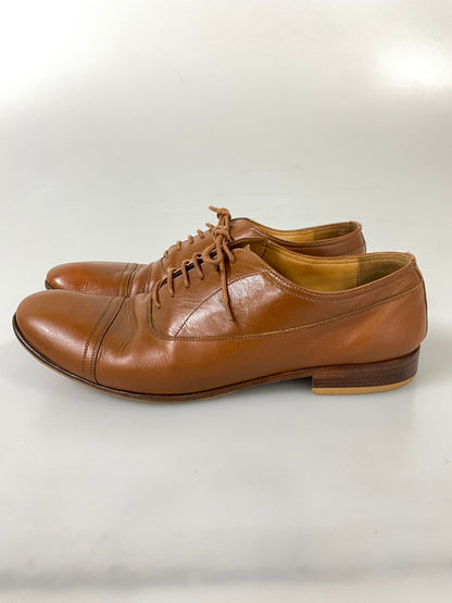 【中古品】【メンズ】 MAISON MARTIN MARGIELA メゾン マルジェラ ストレート チップ シューズ 革靴 レザー 164-260916-hu-06-min サイズ：41 1/2 カラー：キャメル 万代Net店