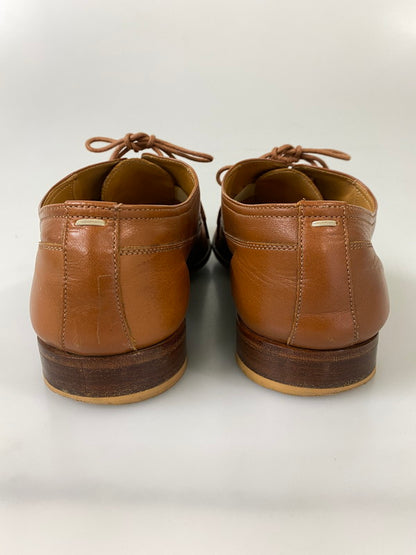 【中古品】【メンズ】 MAISON MARTIN MARGIELA メゾン マルジェラ ストレート チップ シューズ 革靴 レザー 164-260916-hu-06-min サイズ：41 1/2 カラー：キャメル 万代Net店