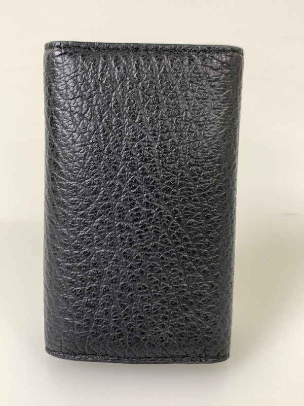【中古品】【メンズ/レディース】 MAISON MARGIELA メゾン マルジェラ キーケース 白ステッチ レザー 208-260913-em-15-min カラー：ブラック 万代Net店