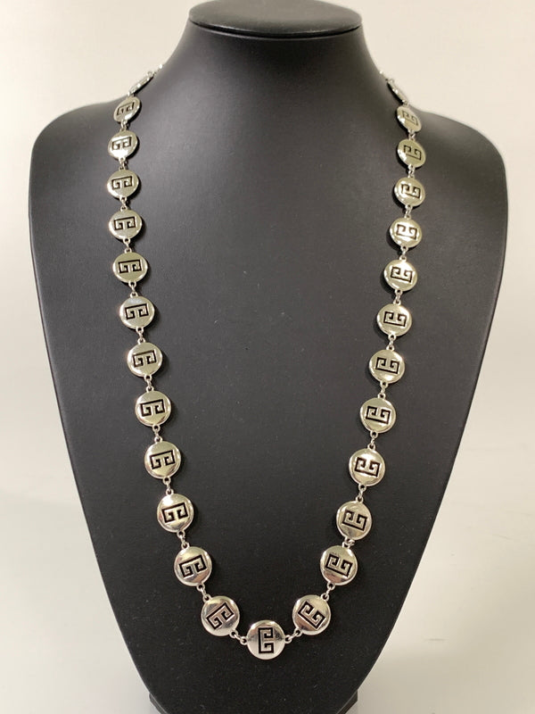 【中古品】【メンズ/レディース】 GIVEMCHY ジバンシィ ネックレス アクセサリー ジュエリー Gロゴ メタルチェーン 192-260913-em-10-min カラー：シルバー 万代Net店