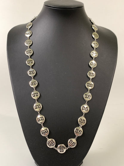 【中古品】【メンズ/レディース】 GIVEMCHY ジバンシィ ネックレス アクセサリー ジュエリー Gロゴ メタルチェーン 192-260913-em-10-min カラー：シルバー 万代Net店