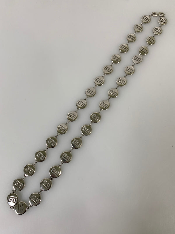 【中古品】【メンズ/レディース】 GIVEMCHY ジバンシィ ネックレス アクセサリー ジュエリー Gロゴ メタルチェーン 192-260913-em-10-min カラー：シルバー 万代Net店