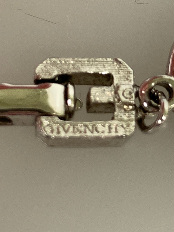 【中古品】【メンズ/レディース】 GIVEMCHY ジバンシィ ネックレス アクセサリー ジュエリー Gロゴ メタルチェーン 192-260913-em-10-min カラー：シルバー 万代Net店