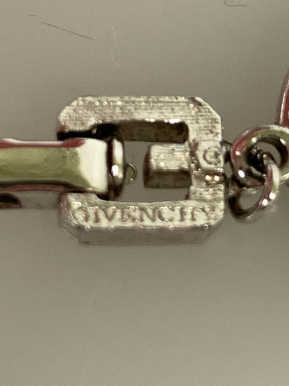 【中古品】【メンズ/レディース】 GIVEMCHY ジバンシィ ネックレス アクセサリー ジュエリー Gロゴ メタルチェーン 192-260913-em-10-min カラー：シルバー 万代Net店