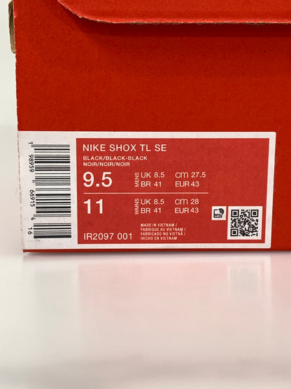 【中古美品】【メンズ】 NIKE ナイキ SHOX TL SE IR2097-001 ショックス TL SE スニーカー メンズ シューズ 靴 160-260913-em-03-min サイズ：27.5cm カラー：Triple Black 万代Net店