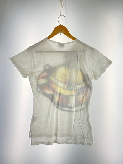 【中古品】【メンズ】 VIVIENNE WESTWOOD MAN ヴィヴィアンウエストウッドマン SOS オーブ Tシャツ トップス 141-260915-jt-19-min サイズ：44 カラー：ホワイト 万代Net店