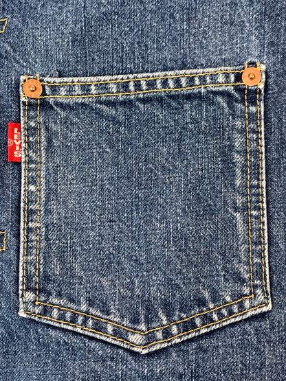 【中古品】【メンズ】 LEVI'S リーバイス 90'S 71506XX 1ST DENIM JACKET 90年代 ファースト デニム ジャケット アウター 146-260915-jt-01-min サイズ：40 カラー：インディゴ 万代Net店