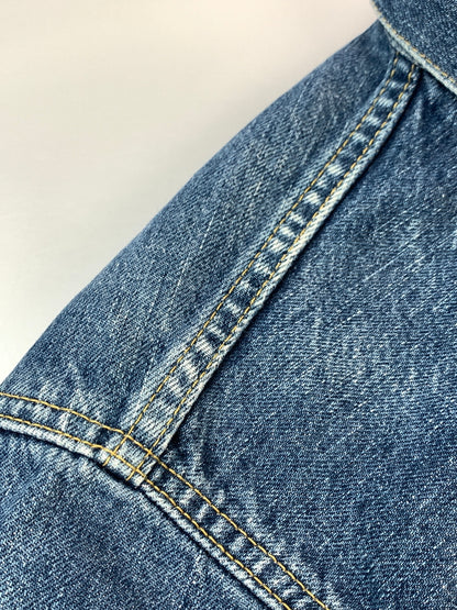 【中古品】【メンズ】 LEVI'S リーバイス 90'S 71506XX 1ST DENIM JACKET 90年代 ファースト デニム ジャケット アウター 146-260915-jt-01-min サイズ：40 カラー：インディゴ 万代Net店