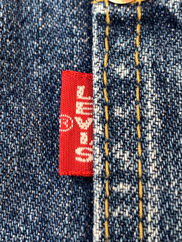 【中古品】【メンズ】 LEVI'S リーバイス 90'S 71506XX 1ST DENIM JACKET 90年代 ファースト デニム ジャケット アウター 146-260915-jt-01-min サイズ：40 カラー：インディゴ 万代Net店