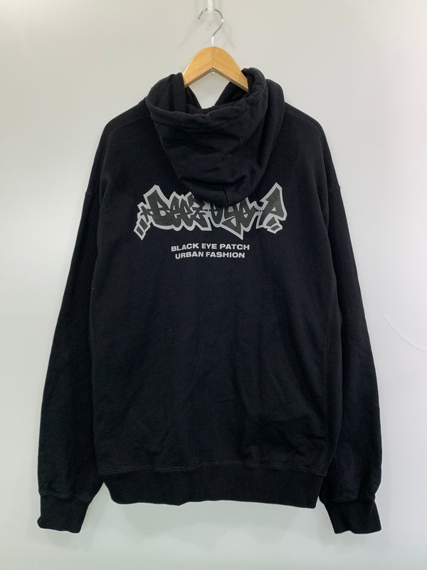 【中古品】【メンズ】 THE BLACK EYE PATCH ブラックアイパッチ 2022春夏モデル BEEZｰEYEｰP HOODIE フーディ トップス パーカー 142-260915-jt-06-min サイズ：XL カラー：ブラック 万代Net店