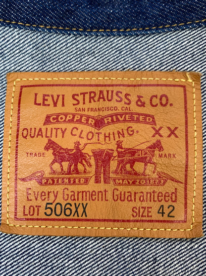 【中古美品】【メンズ】 LEVI'S VINTAGE CLOTHING リーバイスビンテージクロージング 1936 MODEL 506XX DENIM JACKET デニムジャケット アウター 145-260915-jt-02-min サイズ：42 カラー：インディゴ 万代Net店