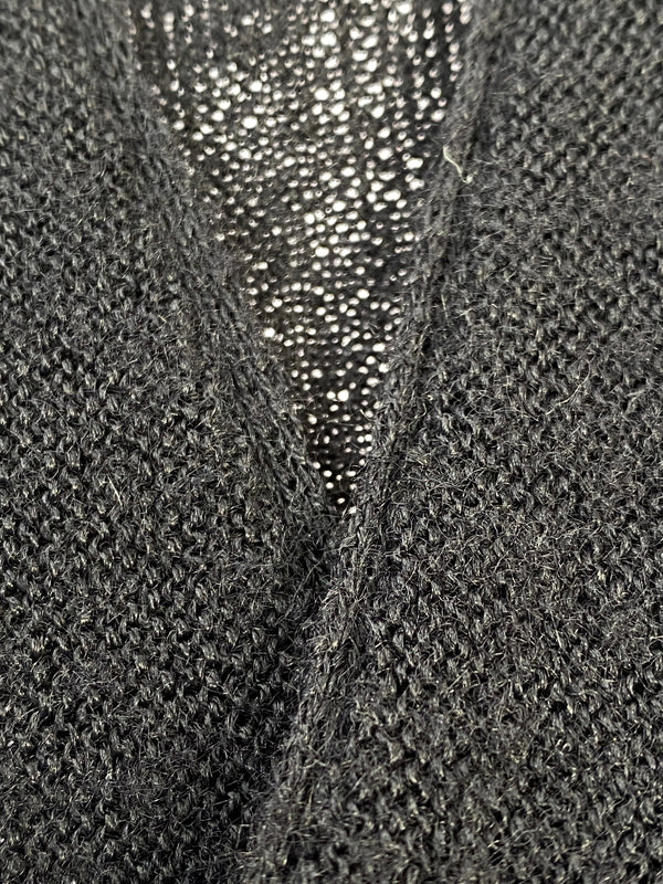 【中古品】【メンズ】 IZOD LACOSTE アイゾッド ラコステ BLACK CARDIGAN ブラック カーディガン トップス 146-260915-jt-29-min サイズ：M カラー：ブラック 万代Net店