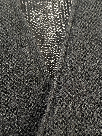 【中古品】【メンズ】 IZOD LACOSTE アイゾッド ラコステ BLACK CARDIGAN ブラック カーディガン トップス 146-260915-jt-29-min サイズ：M カラー：ブラック 万代Net店