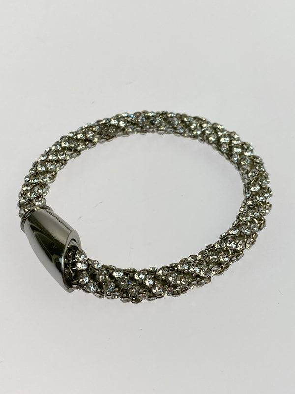 【中古品】【レディース】 VARTIX ヴァティックス ラインストーン ブレスレット アクサセリー 192-260923-hu-25-min カラー：シルバー 万代Net店