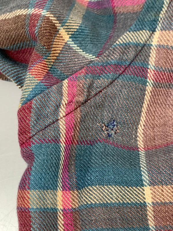 【中古品】【メンズ】 POLO COUNTRY RALPH LAUREN ポロ カントリー ラルフローレン CHECK SHIRT チェックシャツ トップス 146-260915-jt-07-min サイズ：M カラー：マルチカラー チャック 万代Net店