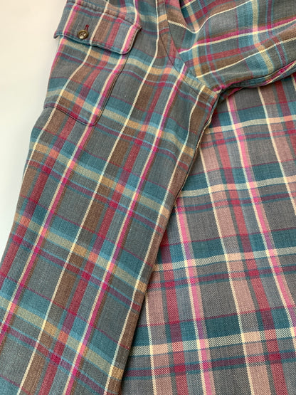 【中古品】【メンズ】 POLO COUNTRY RALPH LAUREN ポロ カントリー ラルフローレン CHECK SHIRT チェックシャツ トップス 146-260915-jt-07-min サイズ：M カラー：マルチカラー チャック 万代Net店
