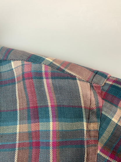 【中古品】【メンズ】 POLO COUNTRY RALPH LAUREN ポロ カントリー ラルフローレン CHECK SHIRT チェックシャツ トップス 146-260915-jt-07-min サイズ：M カラー：マルチカラー チャック 万代Net店