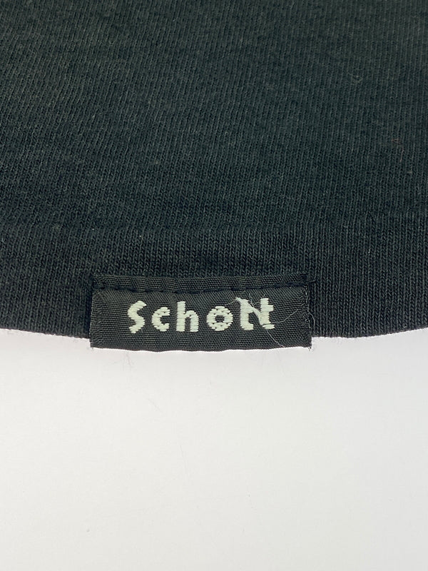 【中古品】【メンズ】 MASTERMIND WORLD マスターマインド ワールド × SCHOTT ショット LS TEE ロンT トップス 145-260915-jt-27-min サイズ：M カラー：ブラック 万代Net店