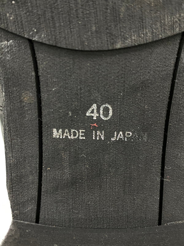 【中古品】【メンズ】 NO ID. ノー アイディー ドレープ ヒール ブーツ 845208 靴 164-260916-hu-04-min サイズ：40 カラー：ブラック 万代Net店