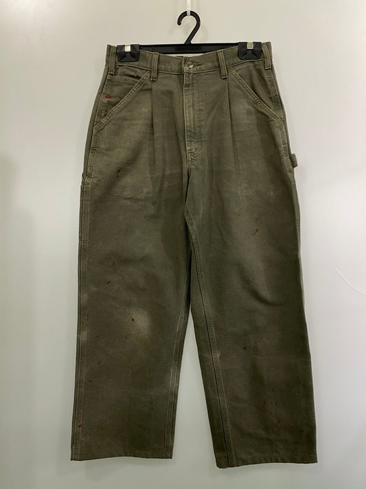 【中古品】【メンズ】 CARHARTT カーハート DUCK PAINTER PANTS ダック ペインター パンツ ボトムス 157-260916-hu-59-min サイズ：36×34 カラー：グレー系 万代Net店