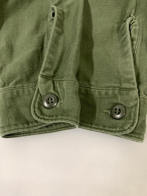 【中古品】【メンズ】 U.S.ARMY U.S. アーミー UTILITY SHIRT ユーティリティ シャツ OG-107 長袖 ロングスリーブ 146-260916-hu-24-min サイズ：15 1/2×33 カラー：カーキグリーン 万代Net店