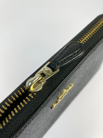 【中古品】【レディース】 COACH コーチ LONG WALLET F37985 ロングウォレット 長財布 181-260917-yn-14-min カラー：ブラック 万代Net店