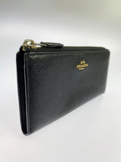 【中古品】【レディース】 COACH コーチ LONG WALLET F37985 ロングウォレット 長財布 181-260917-yn-14-min カラー：ブラック 万代Net店