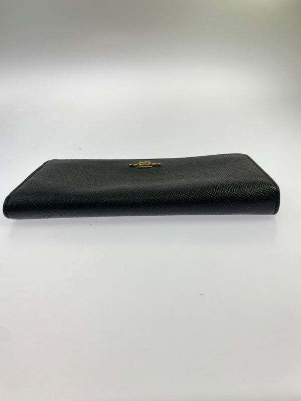 【中古品】【レディース】 COACH コーチ LONG WALLET F37985 ロングウォレット 長財布 181-260917-yn-14-min カラー：ブラック 万代Net店