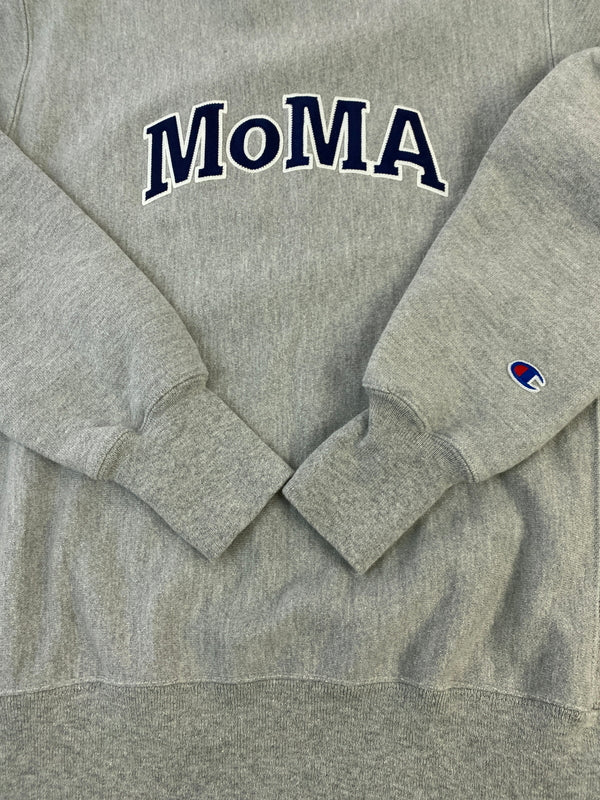 【中古品】【メンズ】 MOMA モマ CHAMPION REVERSEWEAVE SWEATSHIRT チャンピオン リバースウィーブ スウェット トップス 141-260915-jt-22-min サイズ：S カラー：ライトグレー 万代Net店