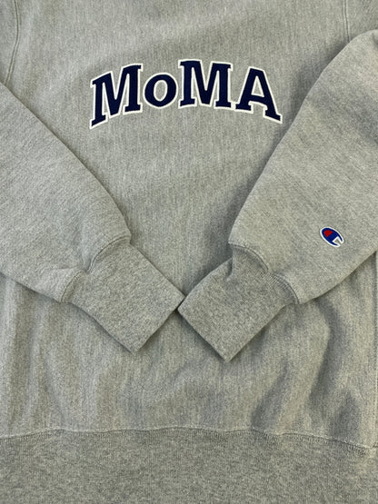 【中古品】【メンズ】 MOMA モマ CHAMPION REVERSEWEAVE SWEATSHIRT チャンピオン リバースウィーブ スウェット トップス 141-260915-jt-22-min サイズ：S カラー：ライトグレー 万代Net店