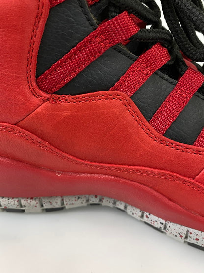 【中古品】【メンズ】 NIKE ナイキ AiR JORDAN 10 RETRO エアジョーダン 10 レトロ 705178-601 靴 シューズ スニーカー 160-260916-hu-17-min カラー：GYM RED/BLACK-WOLF GREY 万代Net店