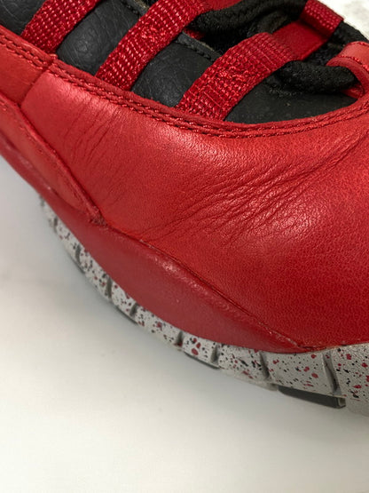 【中古品】【メンズ】 NIKE ナイキ AiR JORDAN 10 RETRO エアジョーダン 10 レトロ 705178-601 靴 シューズ スニーカー 160-260916-hu-17-min カラー：GYM RED/BLACK-WOLF GREY 万代Net店