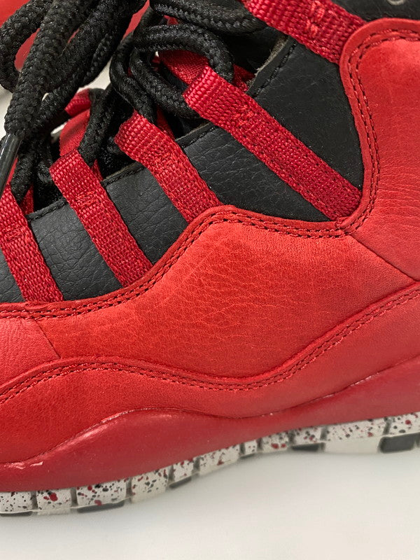 【中古品】【メンズ】 NIKE ナイキ AiR JORDAN 10 RETRO エアジョーダン 10 レトロ 705178-601 靴 シューズ スニーカー 160-260916-hu-17-min カラー：GYM RED/BLACK-WOLF GREY 万代Net店