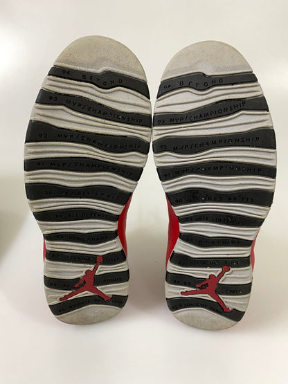 【中古品】【メンズ】 NIKE ナイキ AiR JORDAN 10 RETRO エアジョーダン 10 レトロ 705178-601 靴 シューズ スニーカー 160-260916-hu-17-min カラー：GYM RED/BLACK-WOLF GREY 万代Net店
