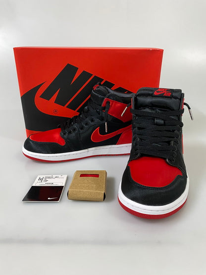 【中古品】【メンズ】 NIKE ナイキ WOMEN'S AIR JORDAN 1 RETRO HIGH OG ウィメンズ エア ジョーダン 1 レトロ ハイ OG FD4810-061 靴 シューズ 160-260916-hu-14-min カラー：BLACK/UNIVERSITY RED-WHITE 万代Net店