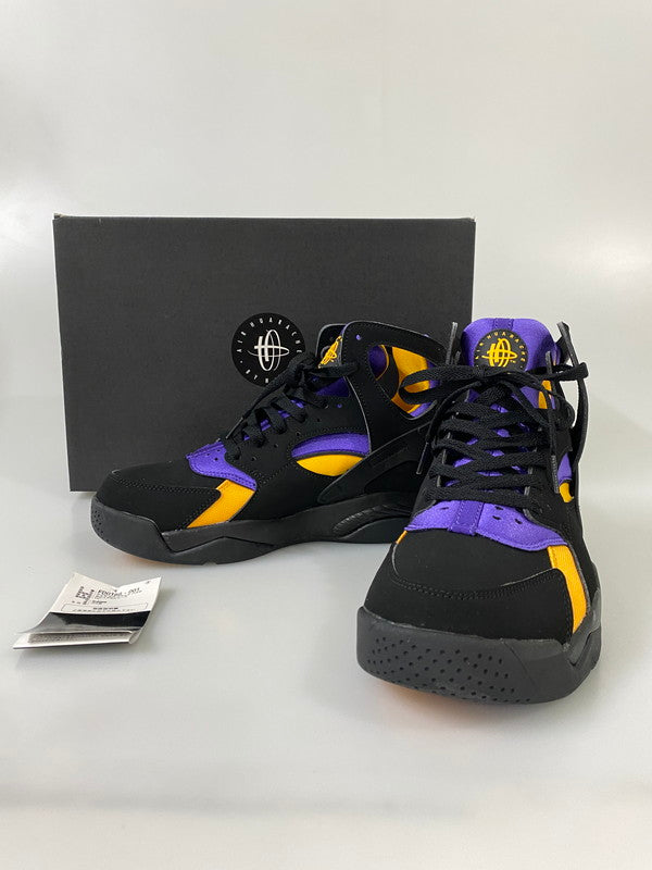 【中古品】【メンズ】 NIKE ナイキ AIR FLIGHT HUARACHE エア フライト ハラチ FD0188-001 靴 スニーカーシューズ 160-260916-hu-07-min カラー：BLACK/VARSITY PURPLE-DEL SOL 万代Net店