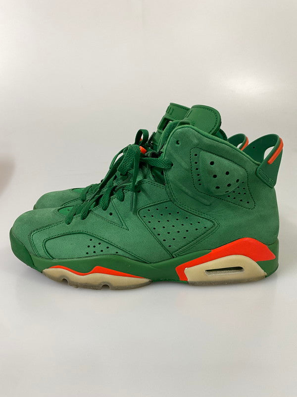 【中古品】【メンズ】 NIKE ナイキ AIR JORDAN 6 RETRO エアジョーダン 6 レトロ AJ5986-335 靴 シューズ スニーカー 160-260916-hu-16-min カラー：PINE GREEN/PINE GREEN 万代Net店