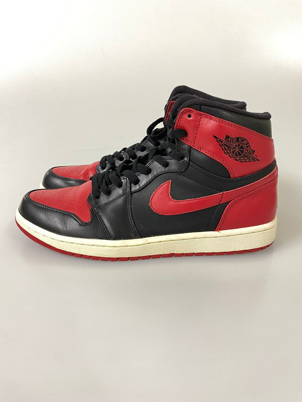 【中古品】【メンズ】 NIKE ナイキ 332550-061 AIR JORDAN 1 DEFINING MOMENTS PACK ONE 60 エアジョーダン1 ディファイニング モーメンツ パック ワン 60 スニーカー 靴 160-260915-jt-36-min サイズ：US 10.5 28.5cm カラー：ブラック/レッド 万代Net店