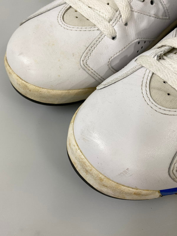 【中古品】【メンズ】 NIKE ナイキ AIR JORDAN 6 RETRO エアジョーダン 6 レトロ 384664-107 靴 シューズ スニーカー 160-260916-hu-02-min カラー：ホワイト/ブラック/ブルー 万代Net店
