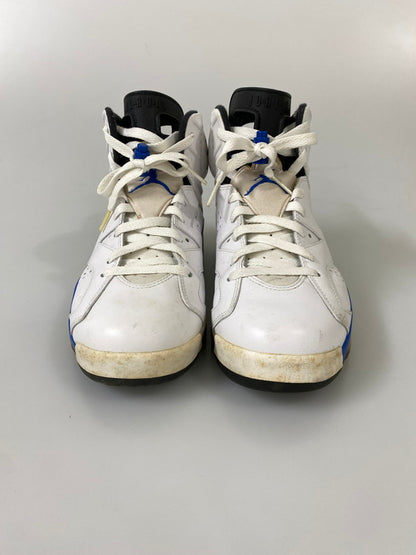【中古品】【メンズ】 NIKE ナイキ AIR JORDAN 6 RETRO エアジョーダン 6 レトロ 384664-107 靴 シューズ スニーカー 160-260916-hu-02-min カラー：ホワイト/ブラック/ブルー 万代Net店