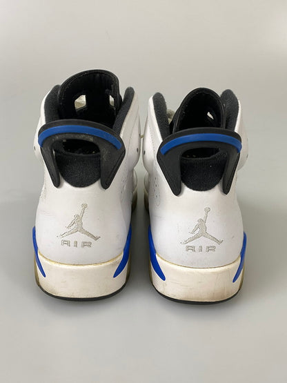 【中古品】【メンズ】 NIKE ナイキ AIR JORDAN 6 RETRO エアジョーダン 6 レトロ 384664-107 靴 シューズ スニーカー 160-260916-hu-02-min カラー：ホワイト/ブラック/ブルー 万代Net店