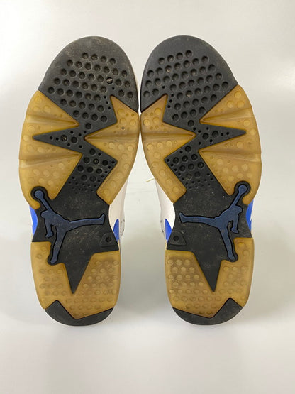 【中古品】【メンズ】 NIKE ナイキ AIR JORDAN 6 RETRO エアジョーダン 6 レトロ 384664-107 靴 シューズ スニーカー 160-260916-hu-02-min カラー：ホワイト/ブラック/ブルー 万代Net店