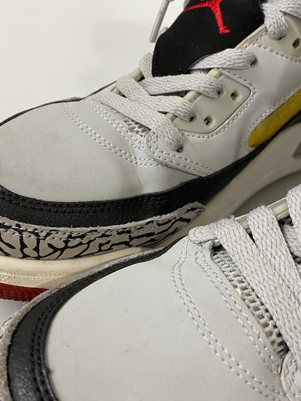 【中古品】【メンズ】 NIKE ナイキ JORDAN SPIZIKE WOLF GREY 315371-003 ジョーダン スパイジーク ウルフグレー スニーカー靴 160-260915-jt-37-min サイズ：US 9.5 27.5cm カラー：ウルフ グレー 万代Net店