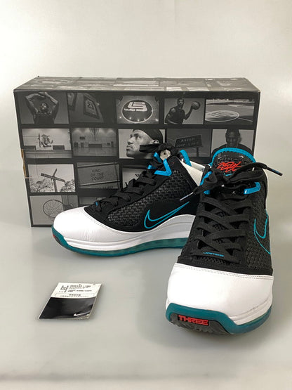 【中古品】【メンズ】 NIKE ナイキ LEBRON レブロン 7 NFW CU5133-100 靴 シューズ スニーカー 160-260916-hu-12-min カラー：WHITE/BLACK-GLASS BLUE 万代Net店